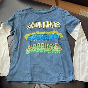 Boys bug mini Boden shirt size 9/10y